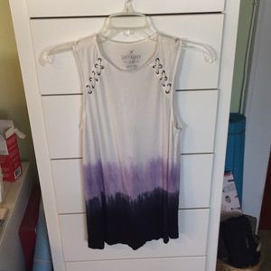 Tie died muscle tank